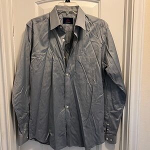 Men's Gray Dress Shirt